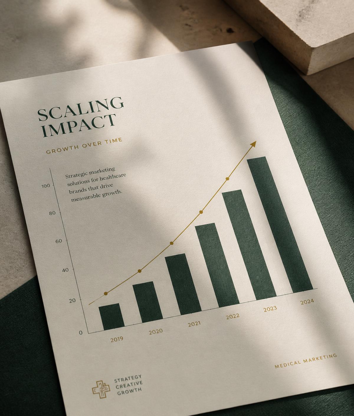 Editorial growth chart showing procedures scaling over time